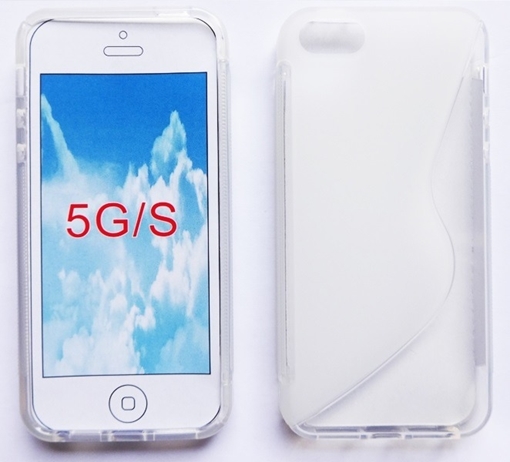 Θήκη Πλάτης Σιλικόνης S-Line για Apple iPhone 5G/5S