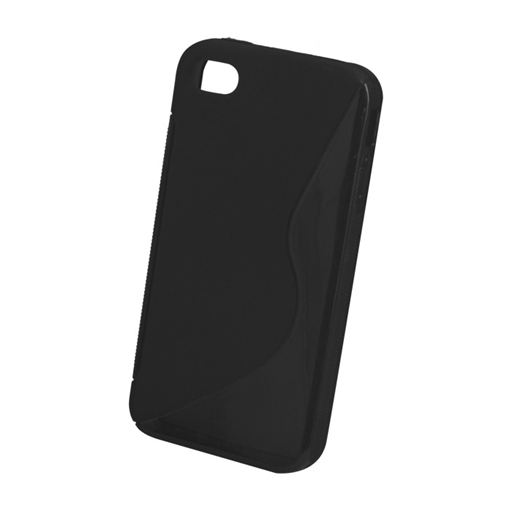 Θήκη Πλάτης Σιλικόνης για Apple iPhone 3G/3S- Χρώμα: Μαύρο
