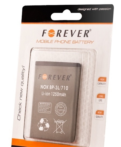 Μπαταρία Forever (ίδιο με BP-3L) για Nokia 710 Lumia Li 1250mAh
