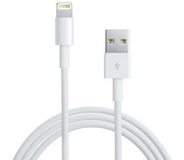 Picture of OEM -  lightning male to usb 2.0 male cable for Apple iPhone 5/6/7 1m