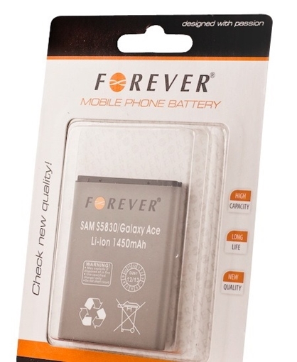 Μπαταρία Forever (ίδια με EB494358VU) για Samsung Galaxy Gio S5660/Ace S5830/S5830i/Fit S5670 - 1450m