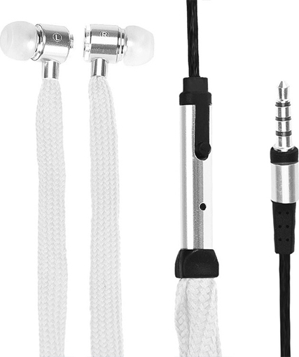 OEM Ακουστικά Κορδονι In-Ear Stereo 3.5MM με Μικρόφωνο Blister Χρώμα: Λευκό
