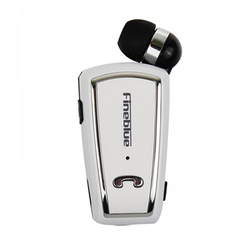 Εικόνα της Bluetooth Fineblue F-V3 Ασύρματα Ακουστικά Earphone Clip-On Headset - Χρώμα : Λευκό