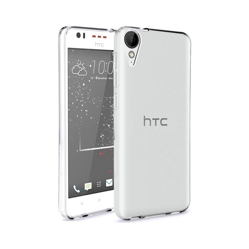 Θήκη Πλάτης Σιλικόνης για HTC Desire 826 - Χρώμα: Διάφανο