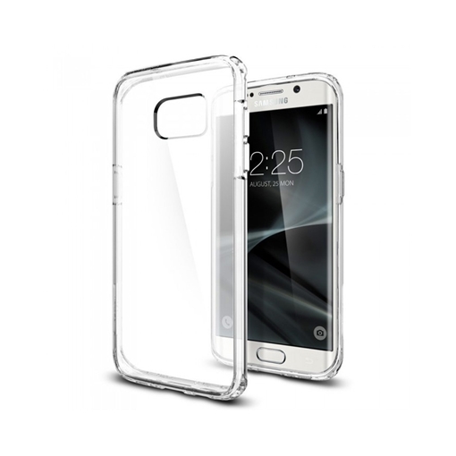 Θήκη Πλάτης Σιλικόνης για Samsung G935F Galaxy S7 Edge - Χρώμα: Διάφανο