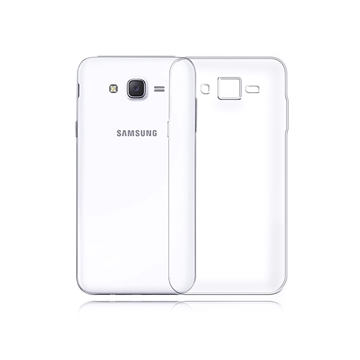 Picture of Back Cover Silicone Case for Samsung J500F Galaxy J5 2015 - Color: Clear