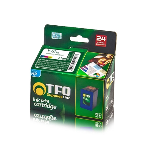 Picture of Ink print cartridge H-57RH TriColor 21ml -TFO