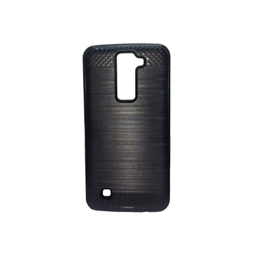 Εικόνα της Θήκη Πλάτης Bumper Metalic Look για LG (K350N) K8 - Χρώμα: Μαύρο