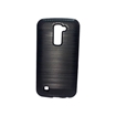 Θήκη Πλάτης Bumper Metalic Look για LG (K420N) K10 - Χρώμα: Μαύρο