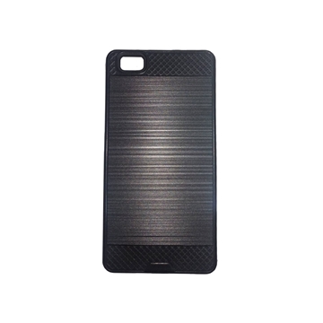 Εικόνα της Θήκη Πλάτης Bumper Metalic Look για Huawei P8 Lite - Χρώμα: Μαύρο