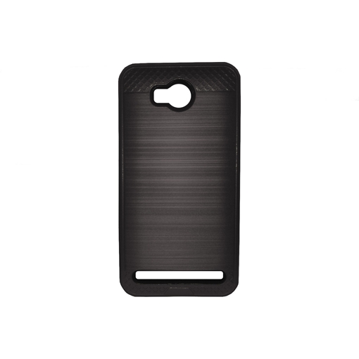Θήκη Πλάτης Bumper Metalic Look για Huawei Y3 2 - Χρώμα: Μαύρο