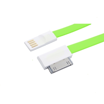 Εικόνα της Trim USB Cable to 30pin for iPhone 4/4s - 0,8m