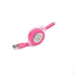 OEM - 1Meter Retractable lightning (male) to USB (male) Cable