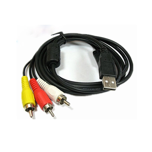 OEM - Usb 2.0 (male) to 3-RCA (male) Cable
