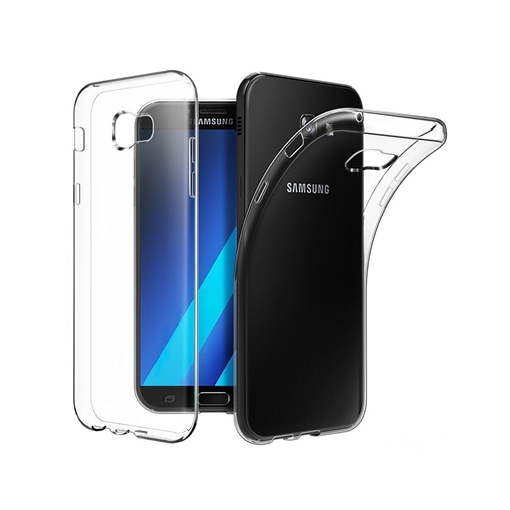 Θήκη Πλάτης Σιλικόνης για Samsung A520F Galaxy A5 2017 - Χρώμα: Διάφανο