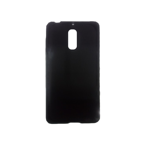 Θήκη Πλάτης Σιλικόνης για Nokia 6 - Χρώμα: Μαύρο