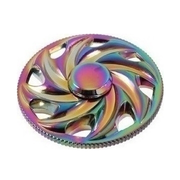 Εικόνα της Fidget Spinner High Quality Silent 5 minutes Design Circle Color Rainbow Σβούρα Χειρός