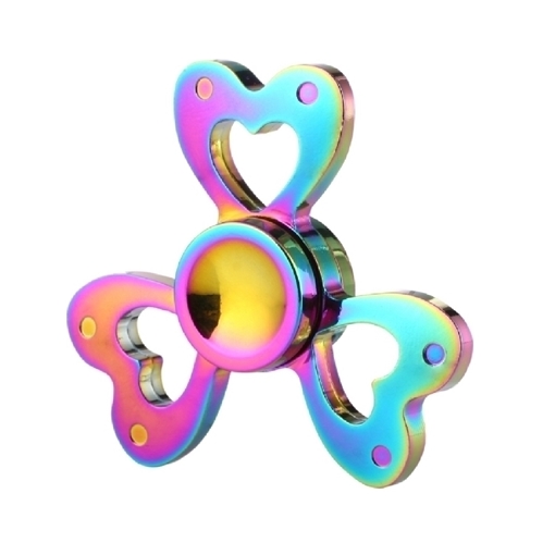 Picture of Fidget Spinner Heart Zinc Alloy Three Leaves 2 minutes