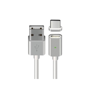 Picture of OEM Magnetic USB 2.0 Cable USB-C male - USB-A male  1m
