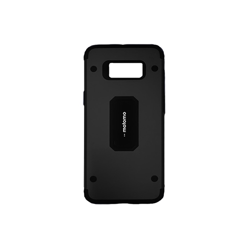 Picture of Back Cover Motomo Shockproof Metal Case for Samsung G955F Galaxy S8 Plus - Color: Black