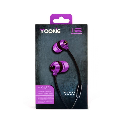 Yookie YK180 Inner-Ear Headphone Ακουστικά ψείρες με μικρόφωνο