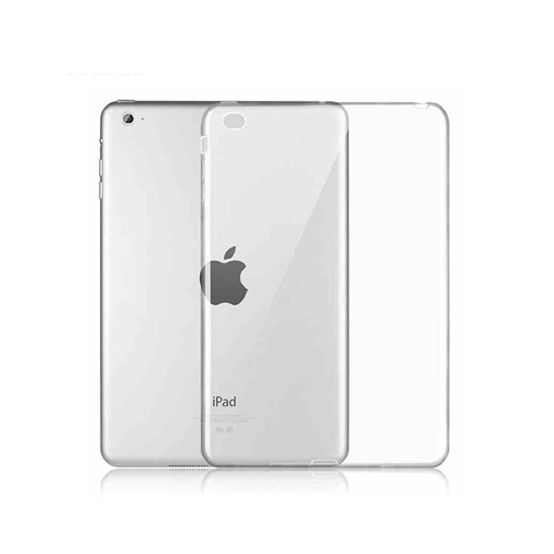 Θήκη Πλάτης Σιλικόνης για Apple iPad Mini 4 - Χρώμα: Διάφανο