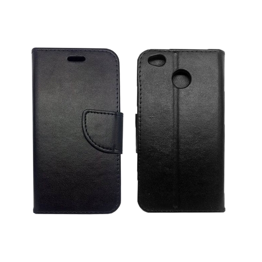 Θήκη Βιβλίο για Xiaomi Redmi 4X - Χρώμα: Μαύρο