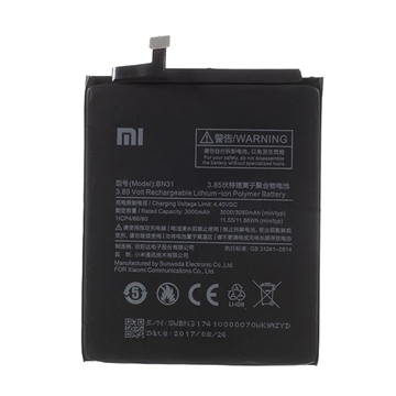 Εικόνα της Μπαταρία BN31 για Xiaomi Redmi  Mi A1 / 5X - 3000mAh