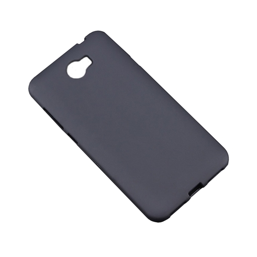 Θήκη Πλάτης Σιλικόνης για Huawei Y5II/Y5 2/Honor 5 - Χρώμα: Μαύρο