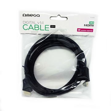 Εικόνα της Ωmega High Speed HDMI 1.4 Cable with Ethernet (male to male) 1.5m (OCHB41)