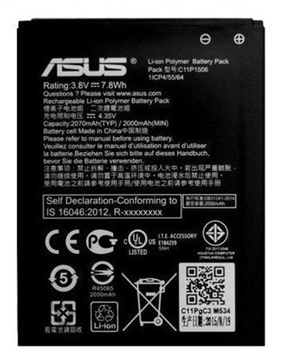Picture of Battery Asus  C11P1506 for Zenfone Go ZC500TG 2070mAh Li-Pol