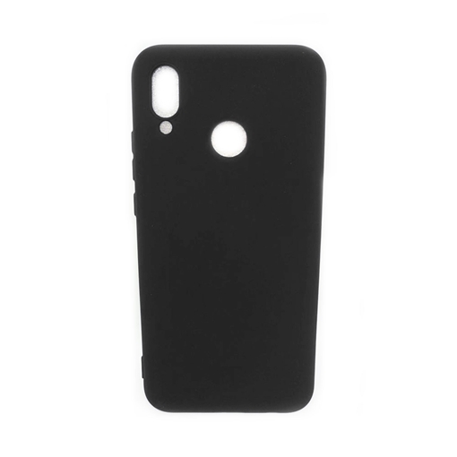 Θήκη Πλάτης Σιλικόνης για Huawei P20 Lite - Χρώμα: Μαύρο
