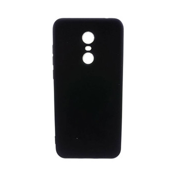 Εικόνα της Θήκη Πλάτης Σιλικόνης για Xiaomi Redmi 5 Plus - Χρώμα: Μαύρο
