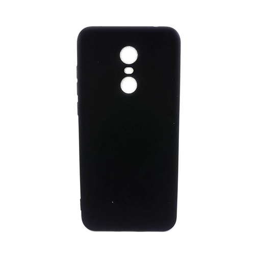 Θήκη Πλάτης Σιλικόνης για Xiaomi Redmi 5 Plus - Χρώμα: Μαύρο