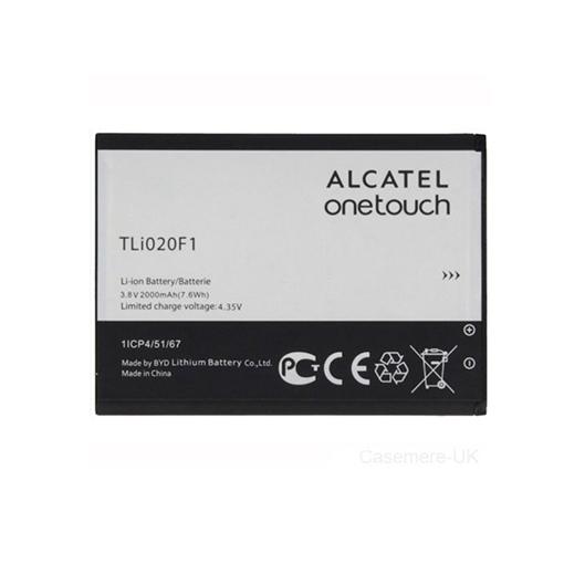 Picture of Battery Alcatel TLi020F1 for One Touch 7040/One Touch 7041/6036 - 1900mAh