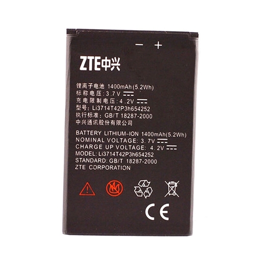 Picture of Battery ZTE  Li3714T42P3h654252 for U809 - 1400mAh