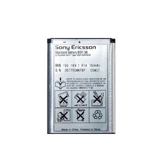 Μπαταρία Συμβατή για Sony Ericsson BST-36 K510I/Z550I/W200I/Z550I/T280I/Z310I/J300I/K330I 750mAh