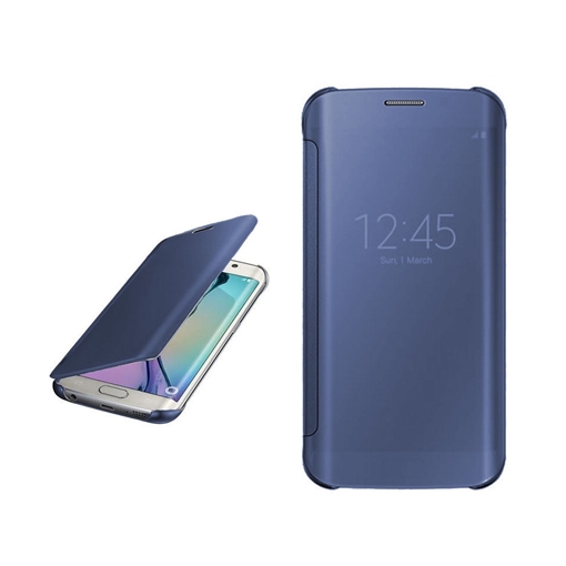 OEM - Θήκη με διάφανο πορτάκι για το Samsung Galaxy A510 (A5 2016) - Χρώμα: Μπλε