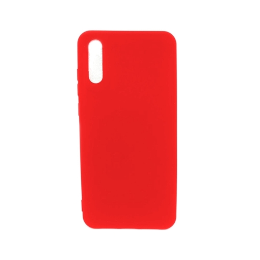 Picture of Back Cover Silicone Soft Case for Huawei P20 - Color: Red