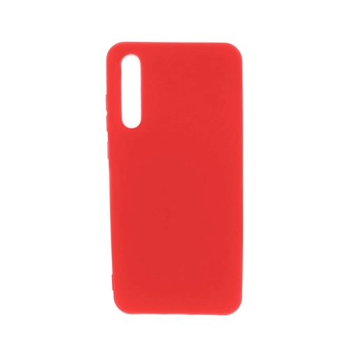 Θήκη Πλάτης Σιλικόνης για Huawei P20 Pro - Χρώμα: Κόκκινο