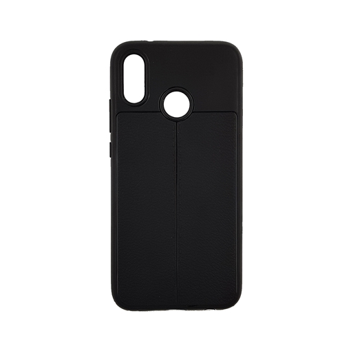 TPU Litchi Case with Leather pattern for Huawei P20 Lite (ANE-LX3/ANE-LX23) - Color : Black