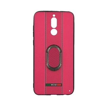 Θήκη πλάτης TPU Weimi με περιστροφικό Stand 360 για Huawei Mate 10 Lite (RNE-L23) - Χρώμα: Ροζ