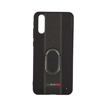 TPU Weimi back case with 360 angle rotation Stand for Huawei P20 - Color: Black
