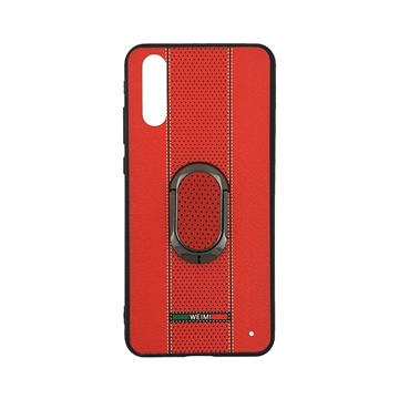 TPU Weimi back case with 360 angle rotation Stand for Huawei P20 - Color: Red