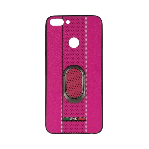 Θήκη πλάτης TPU Weimi με περιστροφικό Stand 360 για Huawei P Smart - Χρώμα: Ροζ