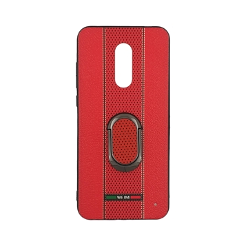 Θήκη πλάτης TPU Weimi με περιστροφικό Stand 360 για Xiaomi Redmi 5 Plus - Χρώμα: Κόκκινο