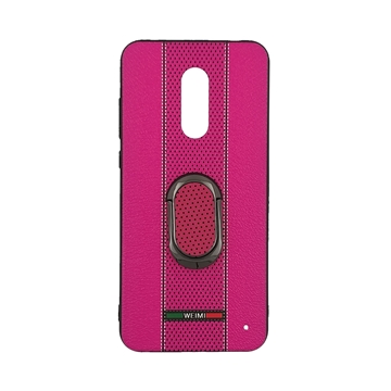 TPU Weimi back case with 360 angle rotation Stand for Xiaomi Redmi 5 Plus - Color: Pink