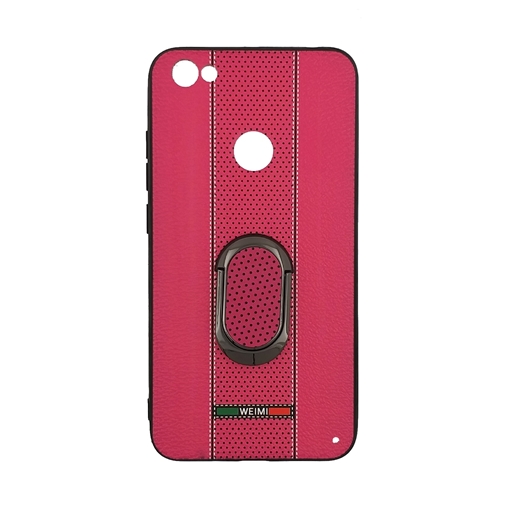 Θήκη πλάτης TPU Weimi με περιστροφικό Stand 360 για Xiaomi Redmi Note 5A Prime - Χρώμα: Ροζ