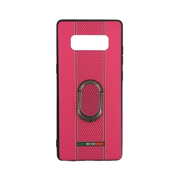 TPU Weimi back case with 360 angle rotation Stand for Samsung Galaxy Note 8 - Color: Pink