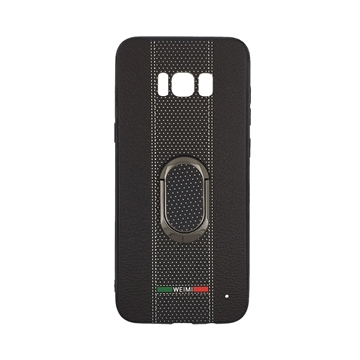 Θήκη πλάτης TPU Weimi με περιστροφικό Stand 360 για Samsung Galaxy S8 Plus (G955) - Χρώμα: Μαύρο